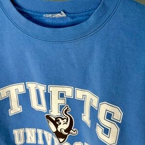 Champion Tuff university Blue Graphic Crew Neck Sweater